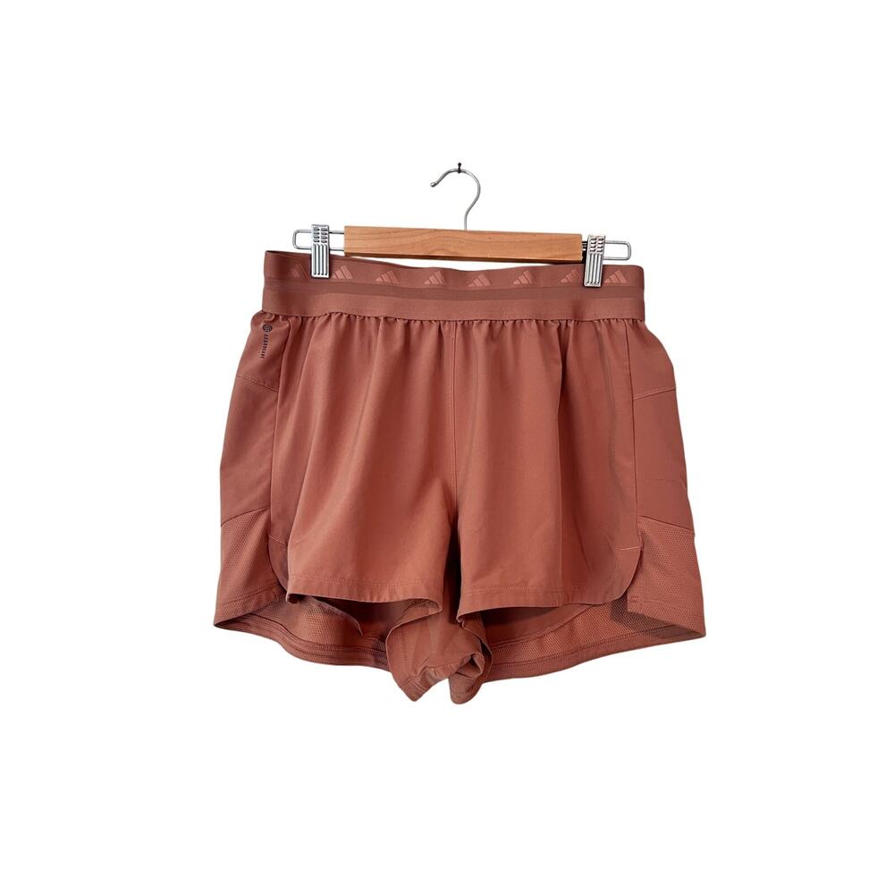 Adidas HYGLM Pacer AeroReady Running Shorts peach Flowy